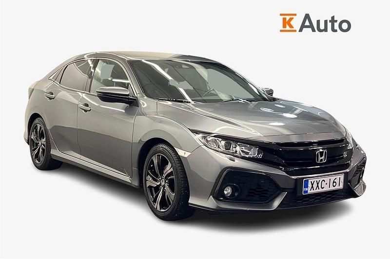Harmaa Käytetty 2019 Honda Civic Sport Viistoperä | 19 800 € (Perustarjous) - Kuva 1/3