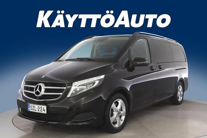 Musta Käytetty 2018 Mercedes V220 Tila-auto | 38 700 € - Kuva 1/4