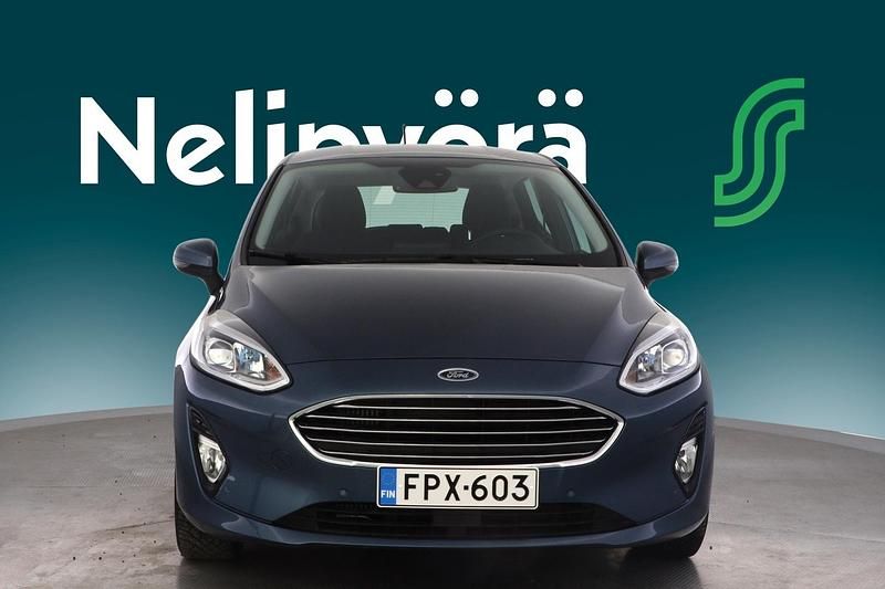 Käytetty Ford Fiesta Titanium 125 HP (91 kW) 2020 Sininen Viistoperä