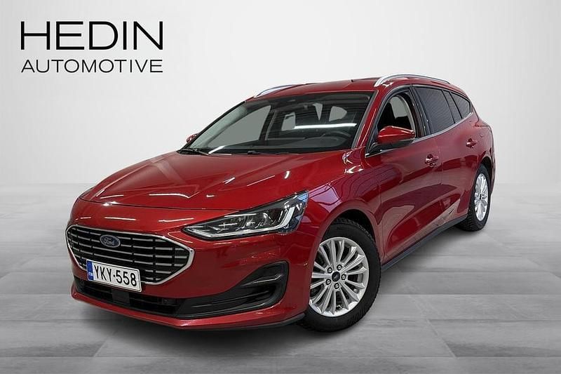 Punainen Käytetty 2022 Ford Focus Titanium Farmari | 12 900 € (Hyvä tarjous) - Kuva 1/4