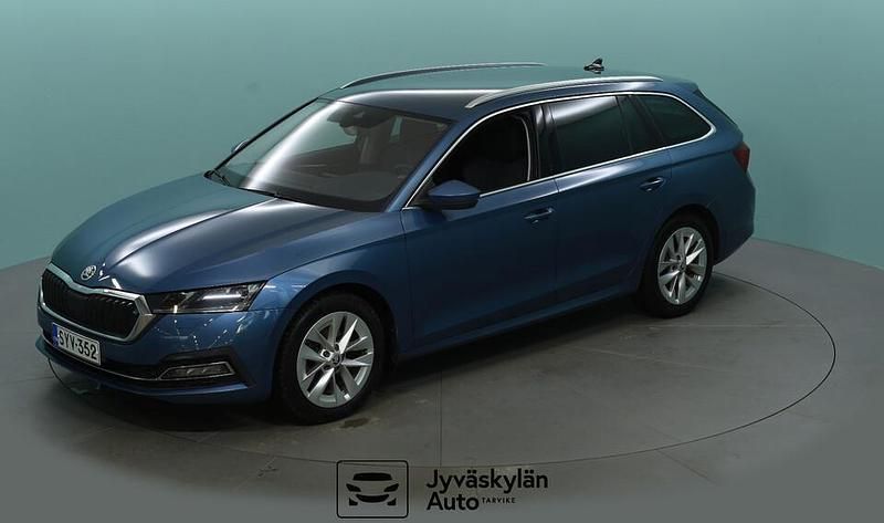 Sininen Käytetty 2021 Skoda Octavia Style Farmari | 18 440 € (Perustarjous) - Kuva 1/3