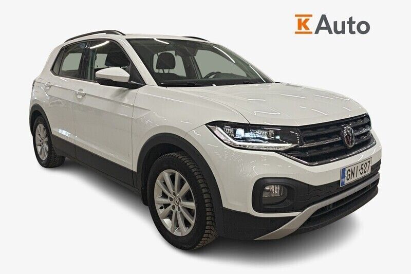 Valkoinen Käytetty 2019 VW T-Cross Style Katumaasturi | 17 480 € (Perustarjous) - Kuva 1/4