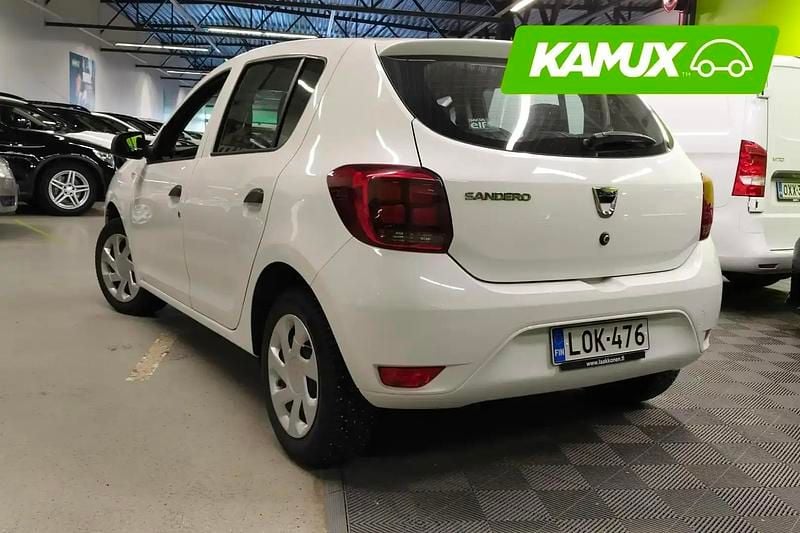 Käytetty Dacia Sandero Ambiance 90 HP (66 kW) 2018 Valkoinen Sedan