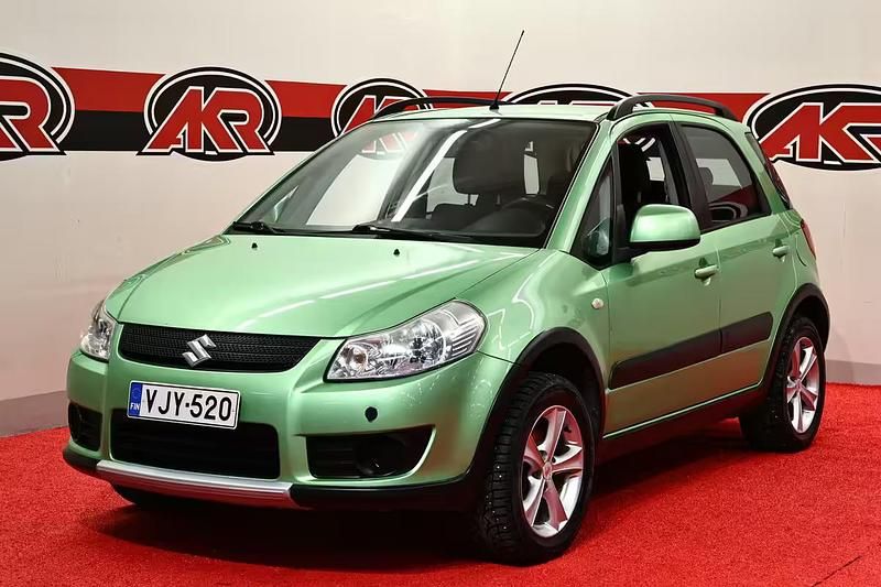 Käytetty Suzuki SX4 107 HP (78 kW) 2009 Vihreä Viistoperä