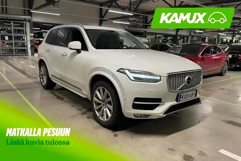 Valkoinen Käytetty 2015 Volvo XC90 Inscription Katumaasturi | 26 480 € (Kallis) - Kuva 1/4