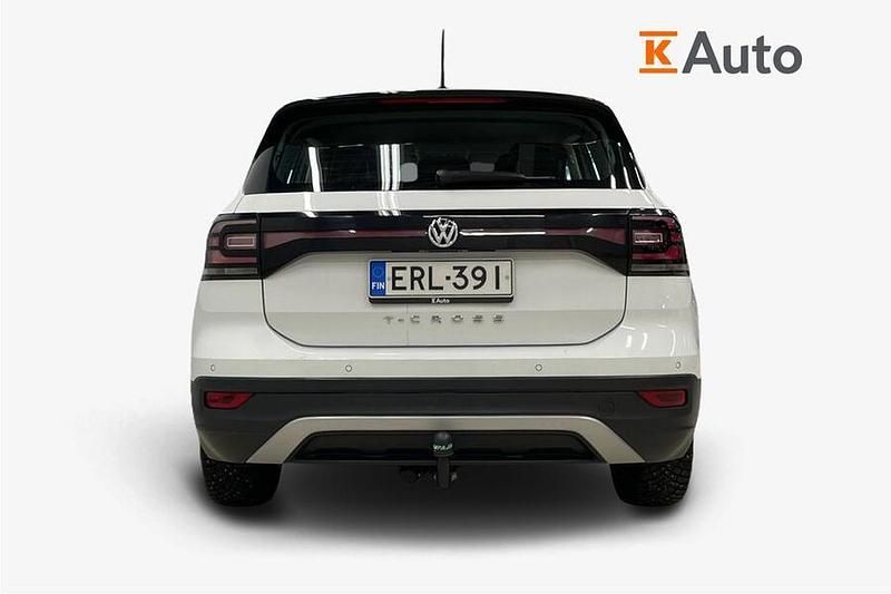 Käytetty VW T-Cross 95 HP (69 kW) 2019 Valkoinen Katumaasturi