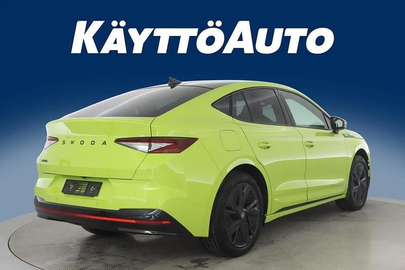 Uusi Skoda Enyaq iV RS 250 kW (340 HP) 2026 Mamba green Katumaasturi
