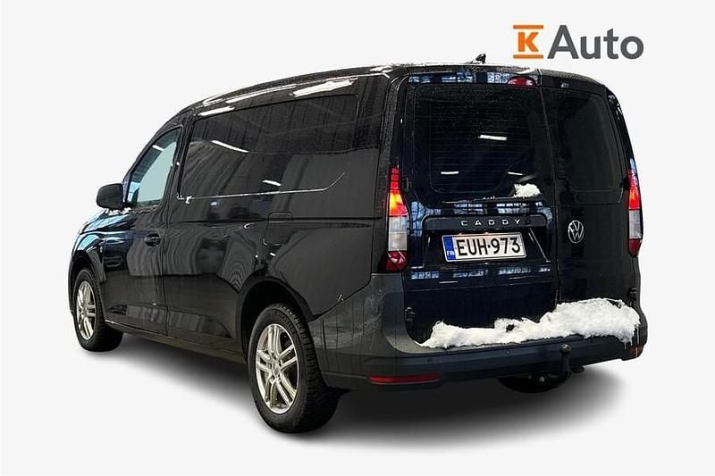 Käytetty VW Caddy Maxi Pro 102 HP (75 kW) 2022 Musta Tila-auto