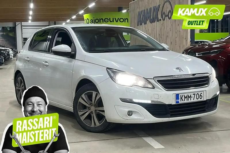 Valkoinen Käytetty 2013 Peugeot 308 Active Sedan | 2 990 € - Kuva 1/4