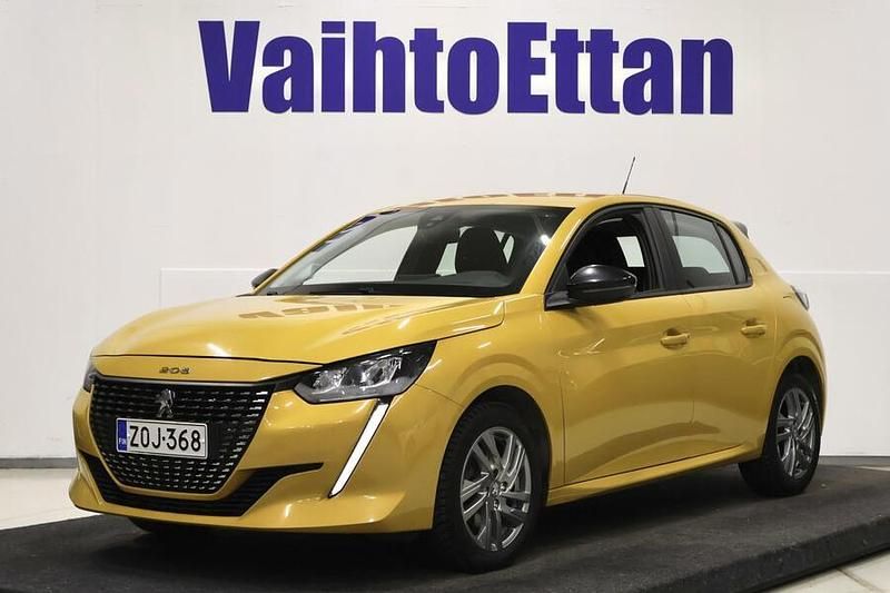 Käytetty Peugeot 208 Active 101 HP (74 kW) 2022 Keltainen Viistoperä