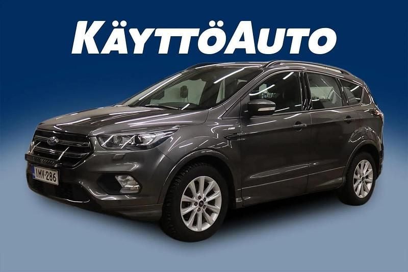 Harmaa Käytetty 2017 Ford Kuga ST-Line Katumaasturi | 12 990 € (Perustarjous) - Kuva 1/4