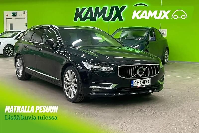 Musta Käytetty 2017 Volvo V90 Business Edition Farmari | 24 900 € (Hieman kallis) - Kuva 1/4