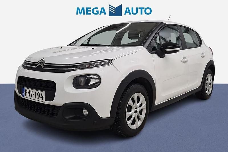 Käytetty Citroën C3 Feel 83 HP (61 kW) 2019 Valkoinen Viistoperä