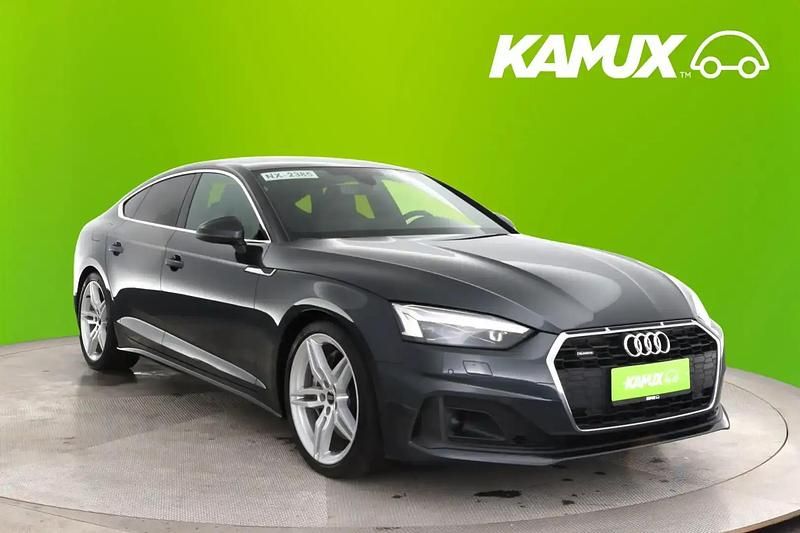 Hopea / harmaa Käytetty 2022 Audi A5 Sportback S-Line Viistoperä | 45 900 € - Kuva 1/4