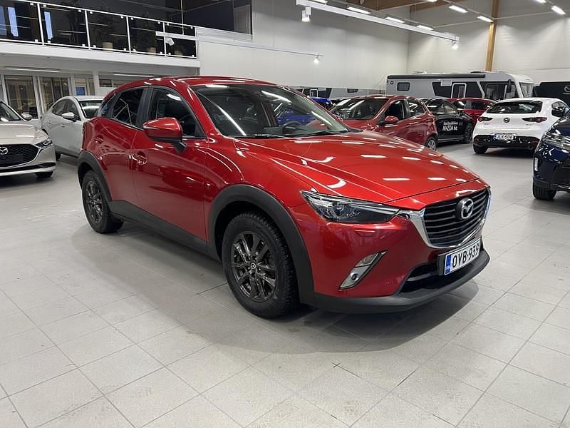 Käytetty Mazda CX-3 Optimum 120 HP (88 kW) 2017 Punainen Katumaasturi