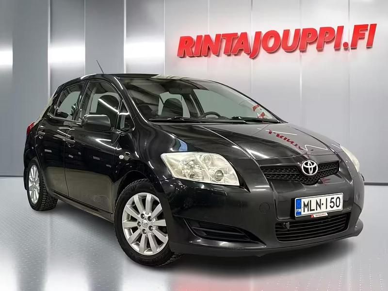 Käytetty Toyota Auris Terra 97 HP (71 kW) 2007 Musta Viistoperä