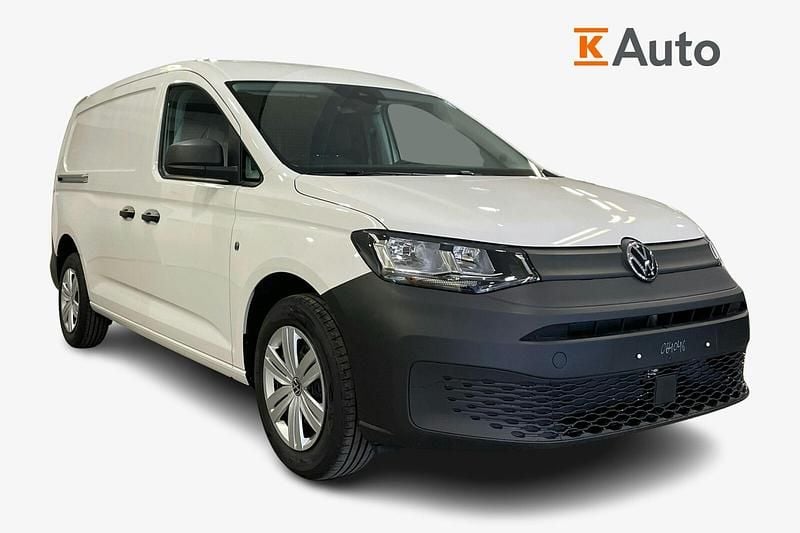 Uusi VW Caddy Maxi 101 HP (74 kW) 2025 Valkoinen Tila-auto