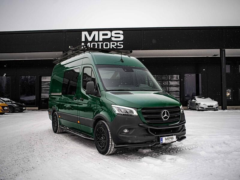 Käytetty Mercedes Sprinter 163 HP (119 kW) 2020 Vihreä Van