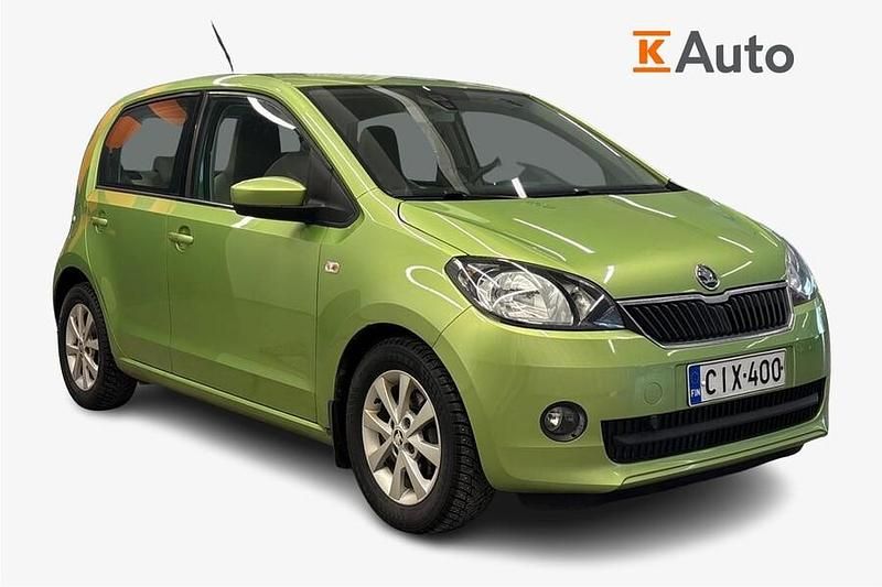 Käytetty Skoda Citigo Elegance 75 HP (55 kW) 2012 Vihreä Viistoperä