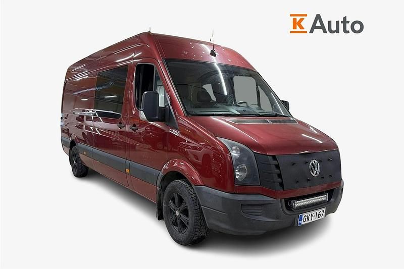 Käytetty VW Crafter Pro 161 HP (118 kW) 2014 Punainen Van