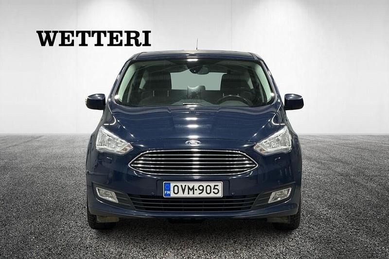 Käytetty Ford C-MAX Titanium 120 HP (88 kW) 2017 Sininen Tila-auto