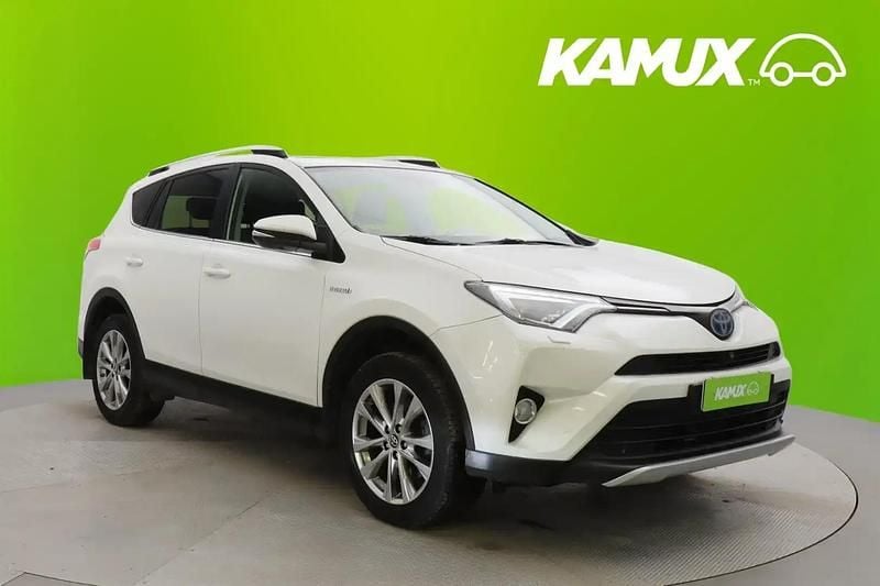 Käytetty Toyota RAV4 Hybrid Style 155 HP (114 kW) 2016 Valkoinen Katumaasturi