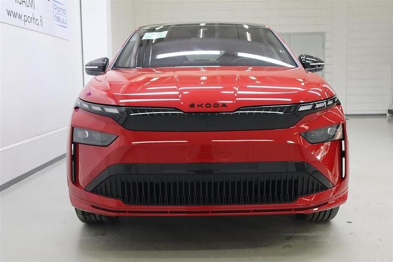 Uusi Skoda Enyaq iV SportLine 210 kW (286 HP) 2025 Punainen Katumaasturi