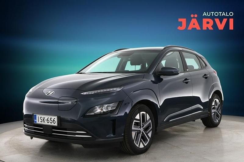 Sininen Käytetty 2021 Hyundai Kona Comfort Katumaasturi | 20 500 € (Perustarjous) - Kuva 1/3