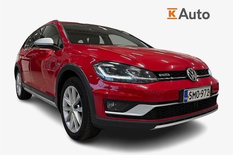 Punainen Käytetty 2018 VW Golf Alltrack Farmari | 14 690 € (Perustarjous) - Kuva 1/3