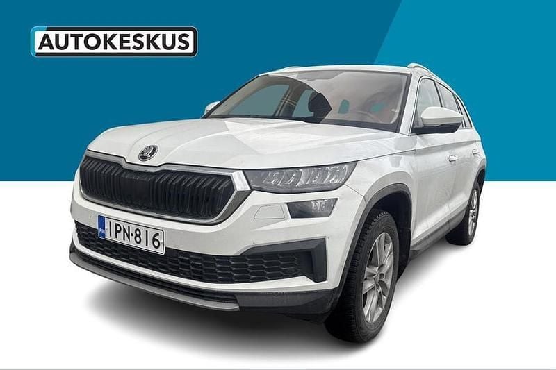 Valkoinen Käytetty 2022 Skoda Kodiaq Ambition Katumaasturi | 26 790 € (Hyvä tarjous) - Kuva 1/2