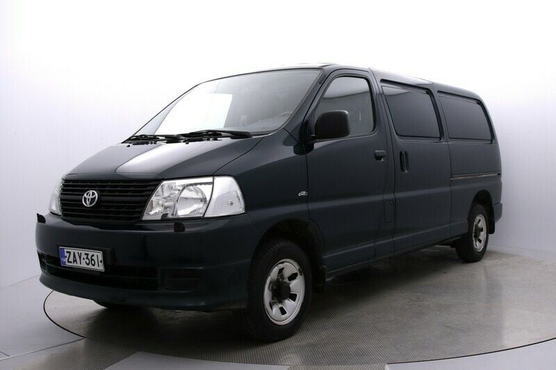 Vihreä Käytetty 2007 Toyota HiAce Van | 11 900 € (Hyvä tarjous) - Kuva 1/4