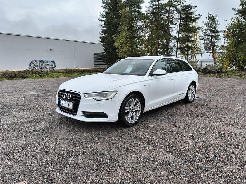 Valkoinen Käytetty 2014 Audi A6 Farmari | 16 500 € (Perustarjous) - Kuva 1/3