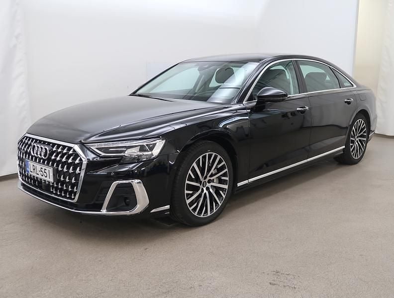 Musta Käytetty 2022 Audi A8L Advanced Sedan | 129 900 € - Kuva 1/4