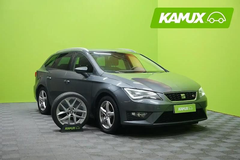 Hopea / harmaa Käytetty 2014 Seat Leon ST FR Farmari | 7 990 € (Supertarjous) - Kuva 1/4