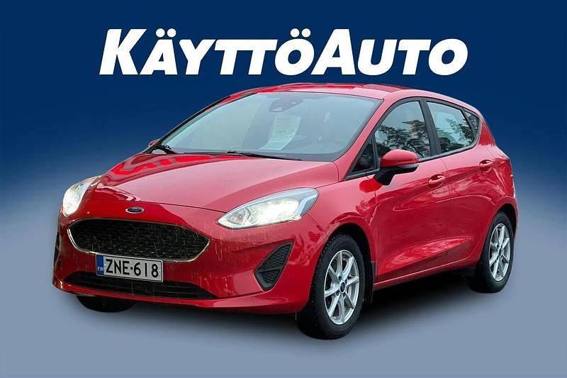 Punainen Käytetty 2020 Ford Fiesta Trend Viistoperä | 9 690 € (Perustarjous) - Kuva 1/4