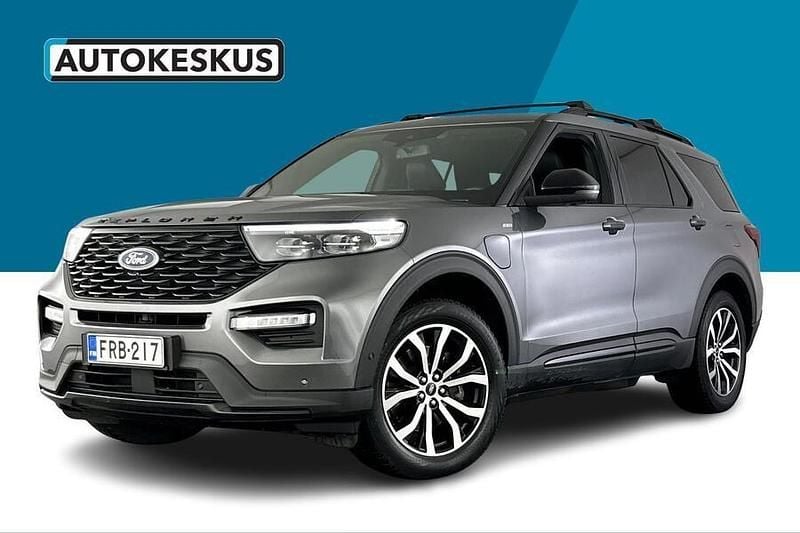 Harmaa Käytetty 2021 Ford Explorer ST-Line Katumaasturi | 35 690 € (Hieman kallis) - Kuva 1/3