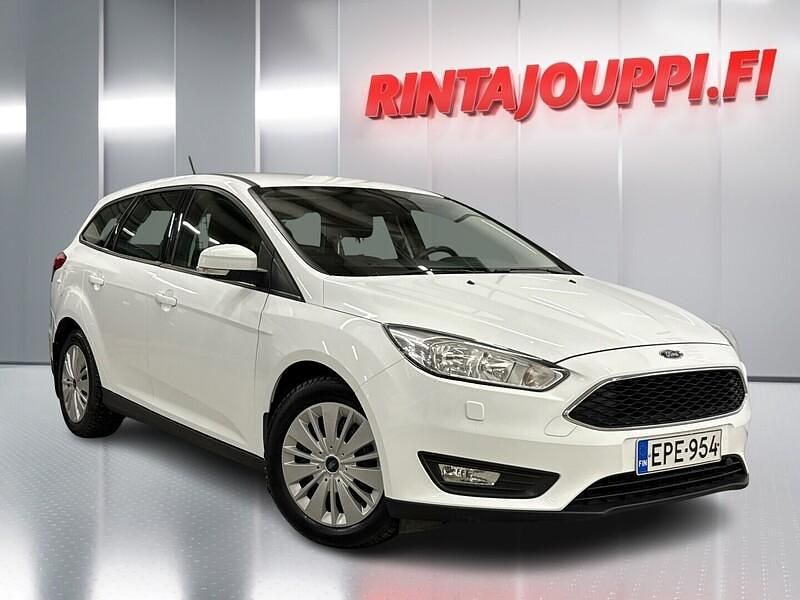 Valkoinen Käytetty 2018 Ford Focus Trend Farmari | 9 170 € (Hyvä tarjous) - Kuva 1/4