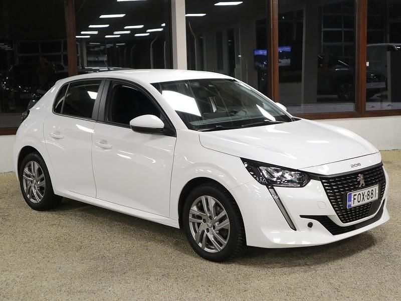 Käytetty Peugeot 208 Active 101 HP (74 kW) 2021 Valkoinen Viistoperä