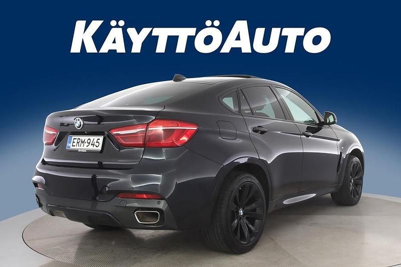 Käytetty BMW X6 Comfort Edition 258 HP (189 kW) 2014 Musta Katumaasturi