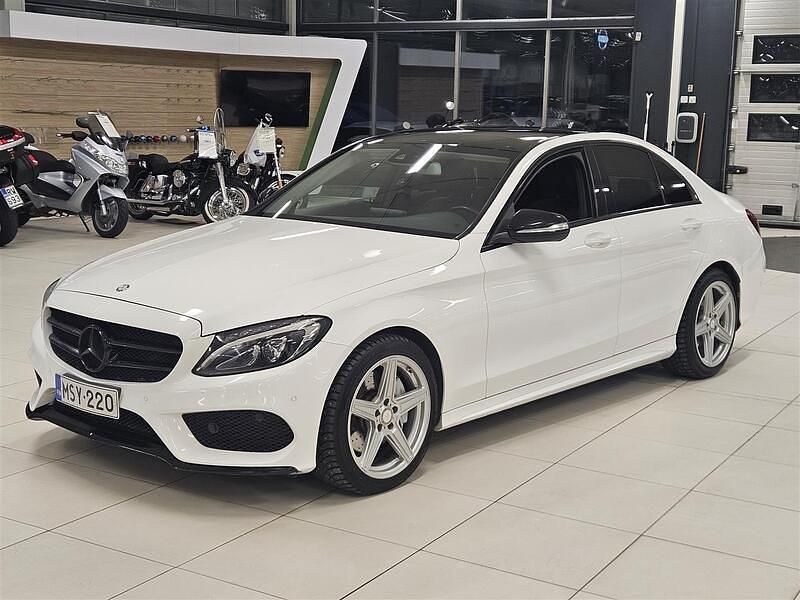 Valkoinen Käytetty 2015 Mercedes C250 Premium Sedan | 18 990 € (Perustarjous) - Kuva 1/4