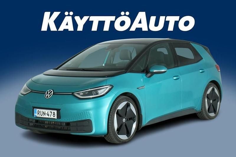 Turkoosi Käytetty 2020 VW ID.3 Pro Viistoperä | 20 400 € (Kallis) - Kuva 1/1