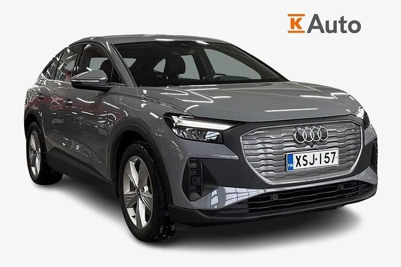 Harmaa Käytetty 2024 Audi Q4 Sportback e-tron Katumaasturi | 41 850 € (Perustarjous) - Kuva 1/3