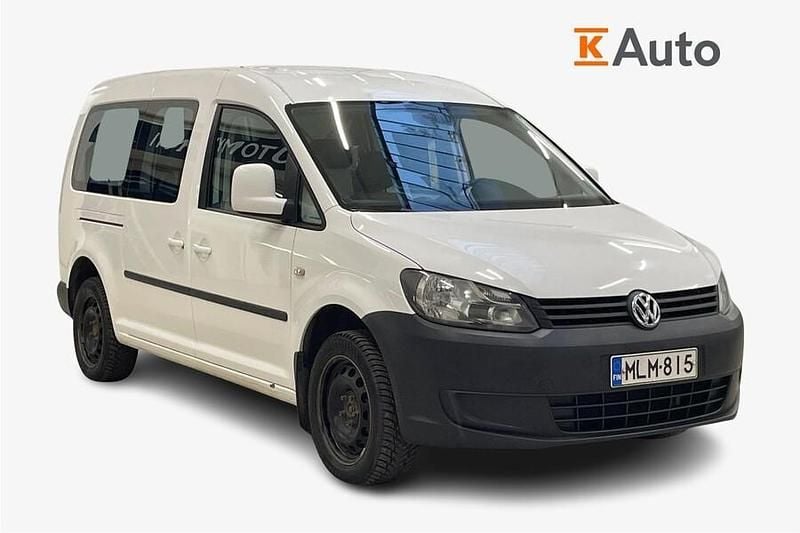 Käytetty VW Caddy Maxi Trendline 105 HP (77 kW) 2013 Valkoinen Tila-auto