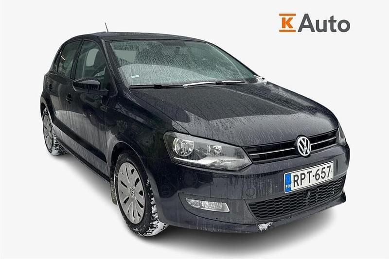 Käytetty VW Polo Comfortline 90 HP (66 kW) 2012 Musta Viistoperä