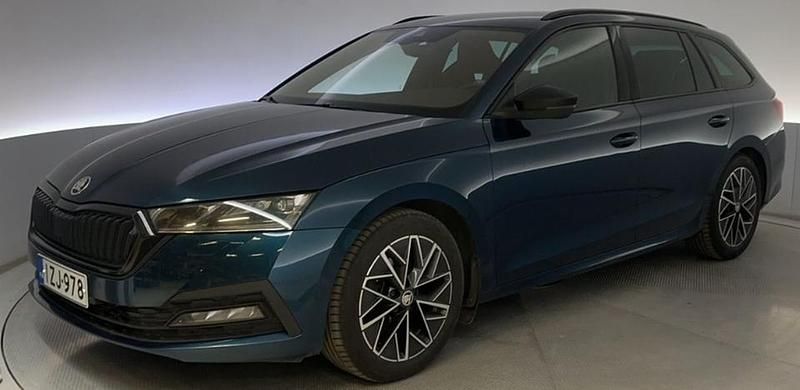 Sininen Käytetty 2021 Skoda Octavia Style Farmari | 13 890 € (Hyvä tarjous) - Kuva 1/3