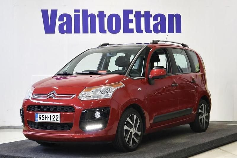 Punainen Käytetty 2015 Citroën C3 Picasso PureTech Tila-auto | 6 950 € - Kuva 1/3