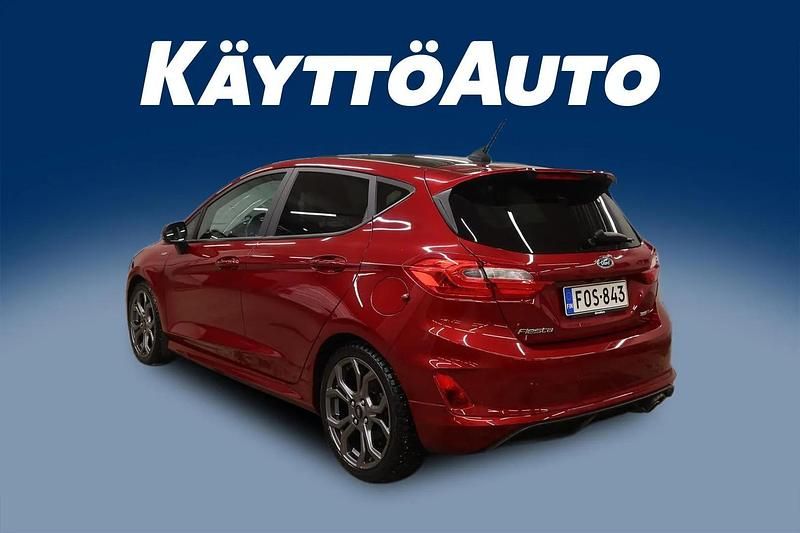 Käytetty Ford Fiesta ST-Line 155 HP (114 kW) 2021 Punainen Viistoperä