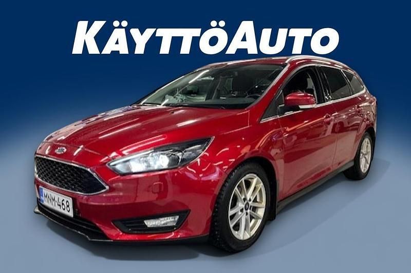 Metallinpunainen Käytetty 2018 Ford Focus Farmari | 11 390 € (Hyvä tarjous) - Kuva 1/4