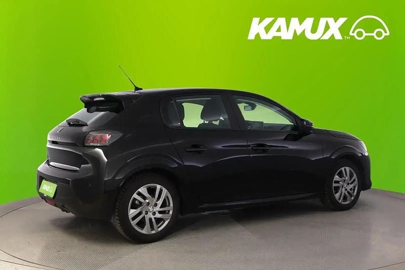 Käytetty Peugeot 208 Active 101 HP (74 kW) 2022 Musta Viistoperä