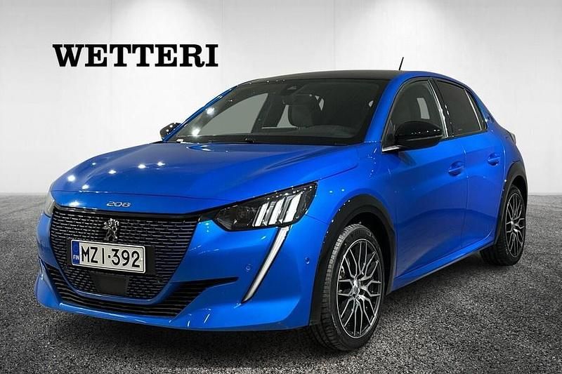 Sininen Käytetty 2020 Peugeot e-208 GTi Viistoperä | 15 590 € - Kuva 1/4